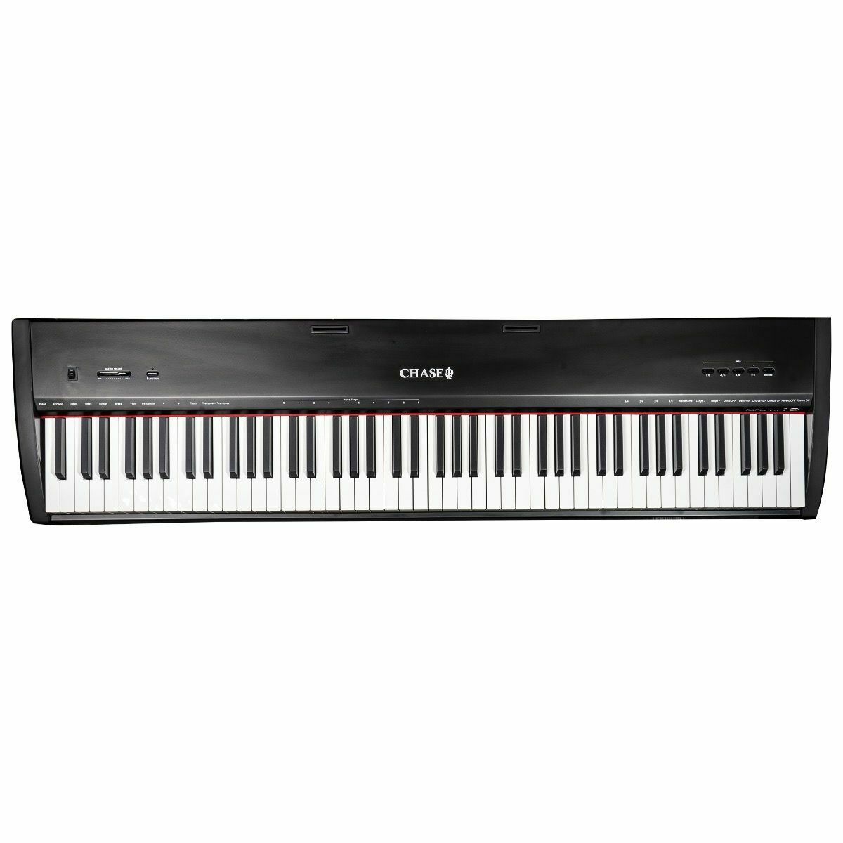 Chase P-51 Digital Piano In White or Black- 88 Notes Fully Weighted Hammer Action Keys, USB Input & Piano Type Sustain Pedal. Also Compitable with 3 Pedal Unit - Sustain Pedal, Sostenuto Pedal & Soft Pedal - Watch The Demo Video