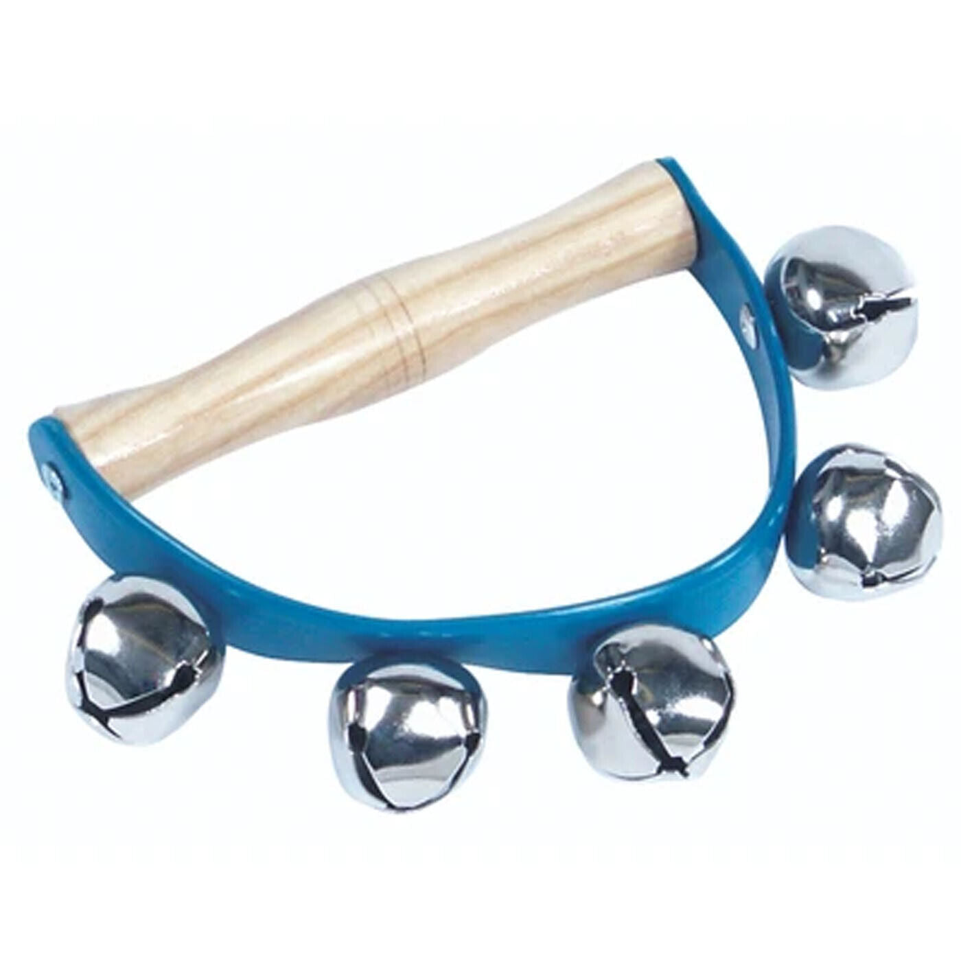 PP Percussion Hand Bells | 5 Bells Jingle Shake Sleigh - School Music Kids Fun