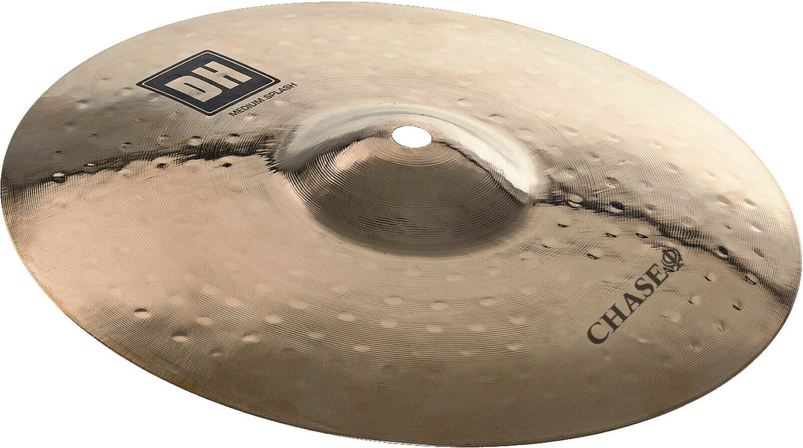 Cymbal Dual Hammered Rock 10" Splash Bronze Medium Brilliant Chase DH-SM10B B20