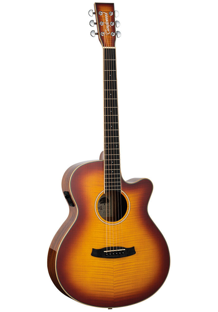 Tanglewood Winterleaf Cutaway Super Folk Electro Acoustic Guitar - Model TW4EFM