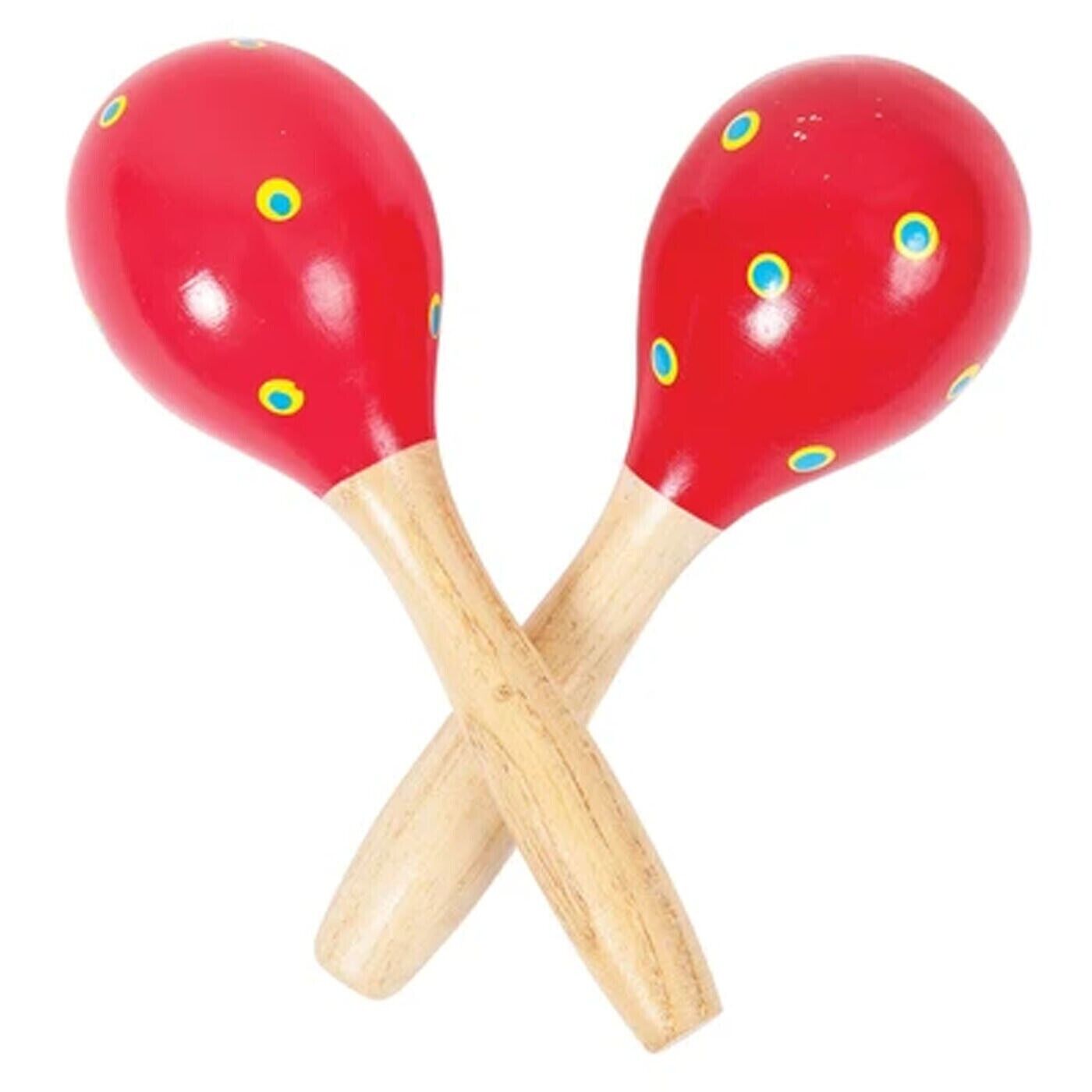 PP Percussion Maracas Chiquitas Wooden Shakers | One Pair - Music Dance School,