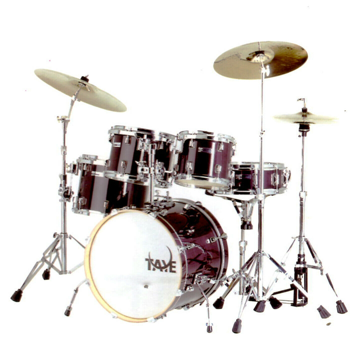 Drum Kit 5 Piece TAYE Tour Pro - 20" Bass Drums With Hardware Birchwood - D25