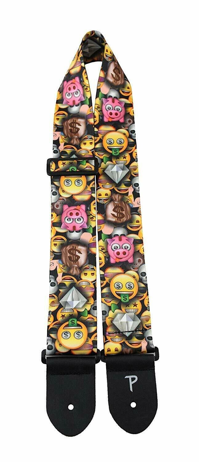 Perri's Emoji Guitar Straps For Acoustic | Classical | Electric | Bass Guitar