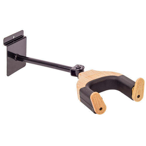 Kinsman Auto Lock Slatwall Guitar Hanger - Wood - Long