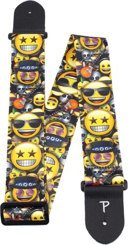 Perris Emoji Guitar Strap - For Electric Bass Acoustic or Classical Guitar