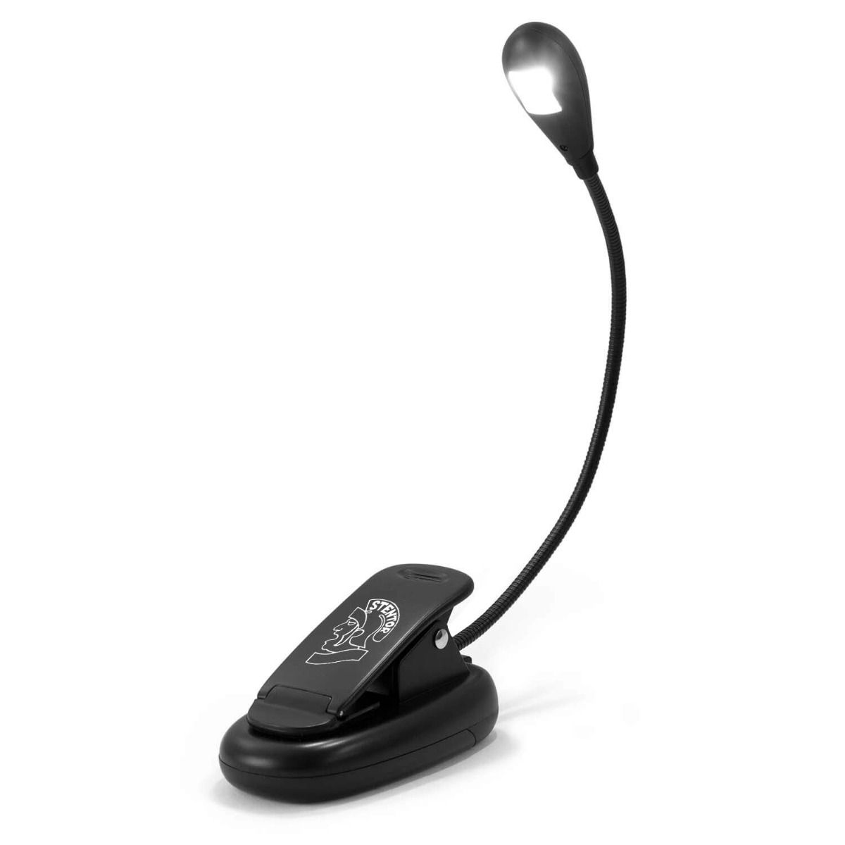 LED SHEET MUSIC LIGHT CLIP ON SINGLE HEAD IN BLACK CML01