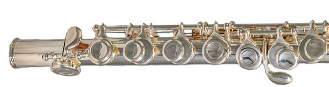Elkhart Vincent Bach Deluxe Curved Head 100FLAP Silver Flute Pack | Spilt 'E' Mechanism