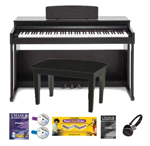 [ Free Upgrade Offer For Casio PX 870 ] Chase CDP357 Digital Electric Piano in Rosewood, Black or White Cabinet With Stool, Headphones & Tutorial Book - RRP £1149 / Sale Price £899 / Upgrade Free For £799