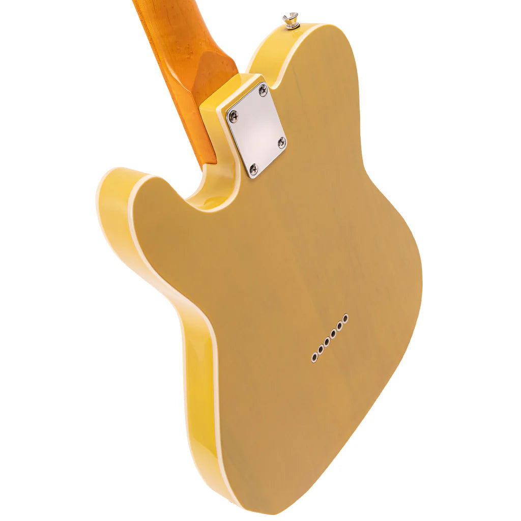 Vintage Electric Guitar JDV28 Joe Doe 'Gambler' in Butterscotch