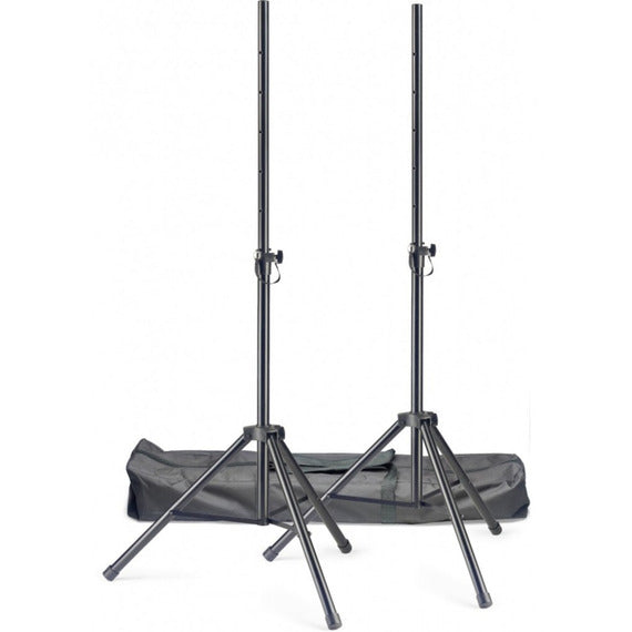 Stagg Pair Speaker Stands - Heavy Duty DJ Disco Tripod Stands with Carry Bag Stagg SPSQ10