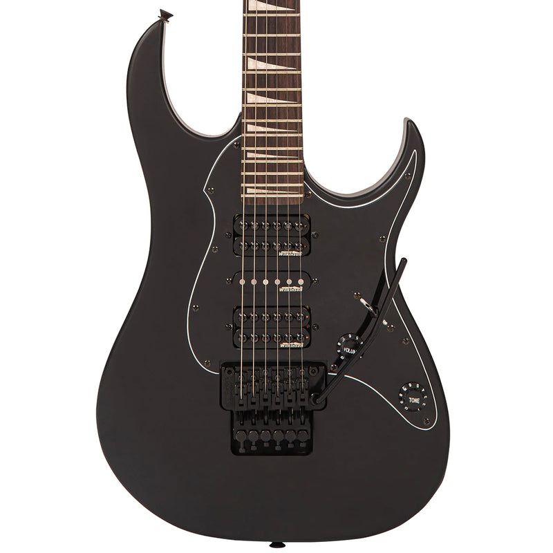 Vintage VR2000 VMX Raider Electric Guitar | Satin Black | VR2000 VMX Limited Edition