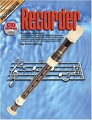 Learn To Play Recorder - Progressive Tutor Method Music Book With CD - G7