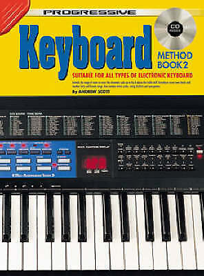 Learn How To Play Progressive Electronic Keyboard Tutor Method Book 2 + CD - K7