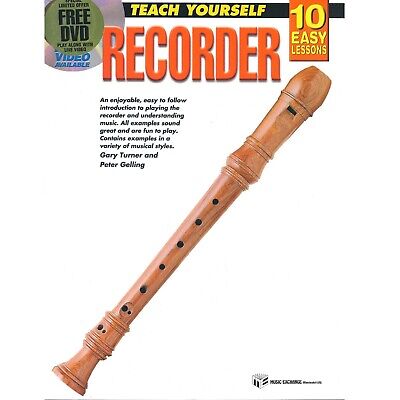 How To Play Recorder Easy Teach Yourself Beginner Descant Tutor Book CD DVD - H8