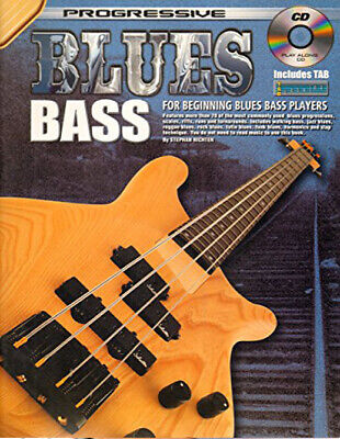 Learn How To Play Guitar - Blues Bass Guitar Lessons - Music Tutor  Book & CD K4