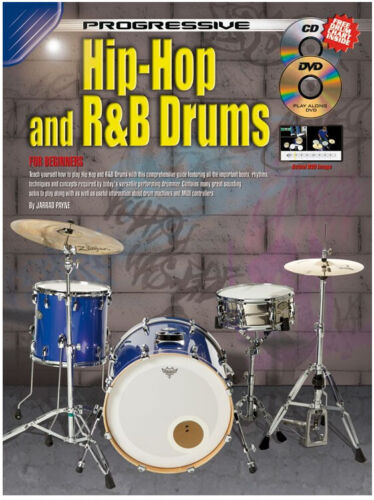 Hip-Hop and R&B Drums Music Book With CD & DVD G1