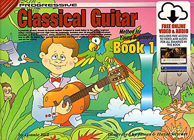 Learn How To Play Guitar - Classical Guitar - Young Beginner Music Book 1 N4