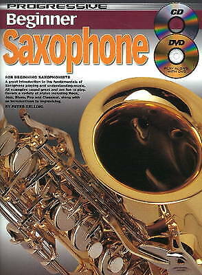 Learn How To Play Saxophone - Saxophone for Beginners - Music Book CD & DVD - J5