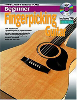 Learn To Play Guitar - Beginner Fingerpicking Book With CD - R5