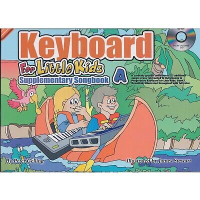 Learn To Play Piano Keyboard For Little Kids Book Tutor Book Supplement A CD H8