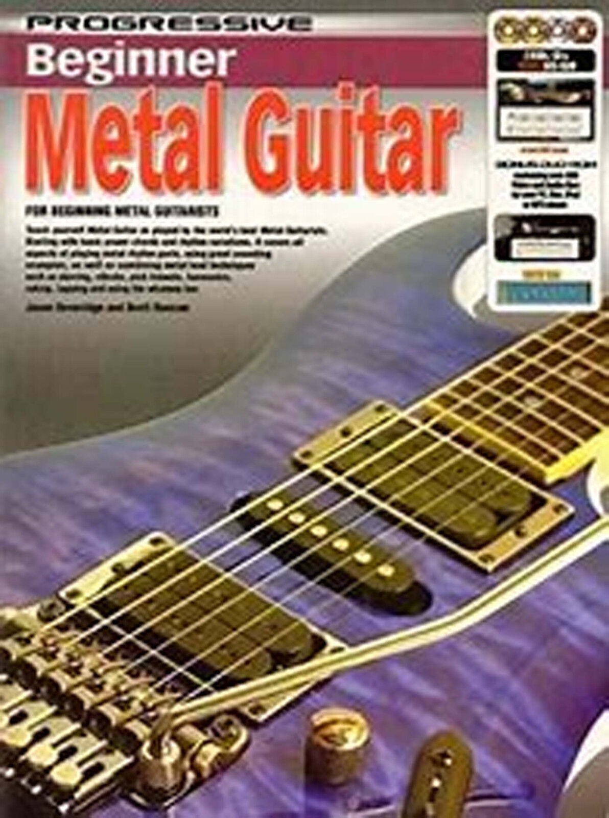 Learn How To Play Guitar - Metal Guitar Beginner Tutor Book + CD DVDs & Rom - M7