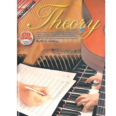 Progressive Learn Music Theory Method Beginners Tutor Book P Gelling CD H8