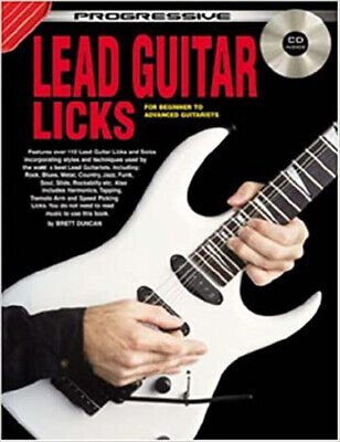 Learn To Play Lead Guitar Licks  - TAB Music Book With CD - G8