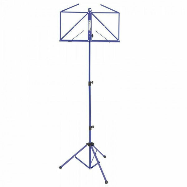 Kinsman Deluxe Sturdy Three Tier Music Stand And Bag In Purple