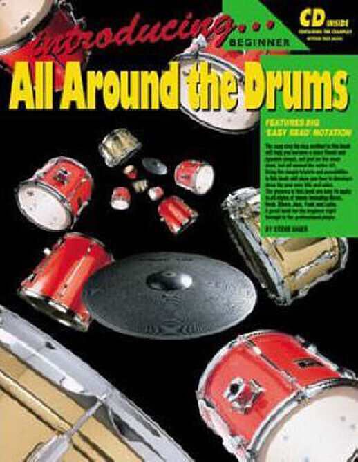 Learn How To Play Drums - All Around The Drums - Tutor Music Lesson Book & CD