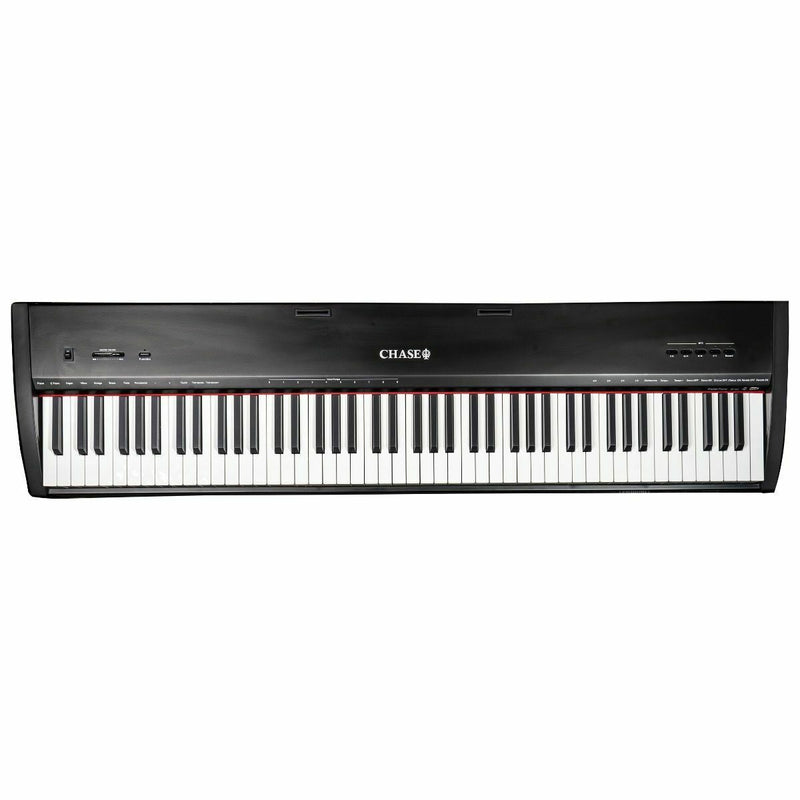 [ Free Upgrade Offer For Casio CDP S100 ] Chase P51 Digital Piano In Black or White With Wooden Stand & Three Pedals Unit - Sustain Pedal, Sostenuto Pedal & Soft Pedal - RRP £599 / Sale Price £449 / Upgrade Free For £379