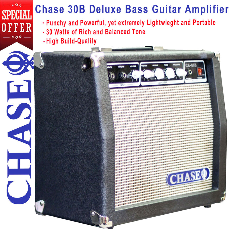 Chase Bass Guitar Amplifier | Chase CA-30B 30 Watt Bass Guitar Amp