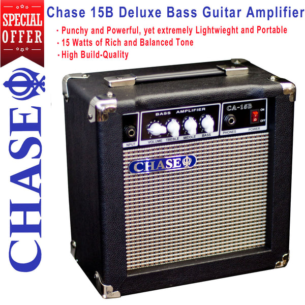 Chase Bass Guitar Amplifier | CA-15B 15 Watt Bass Guitar Amp