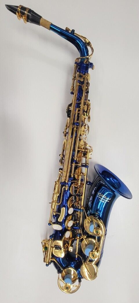 Elkhart Vincent Bach Deluxe E Flat Blue Alto Saxophone Pack | High F
