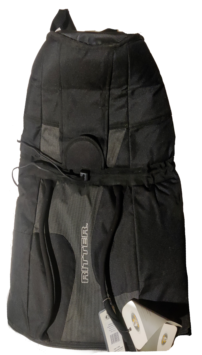 Ritter 25x14'' Drum Djembe Gig Bag Case 10mm Padded with Shoulder Straps in Black-Grey RCD2514-DJ/BG