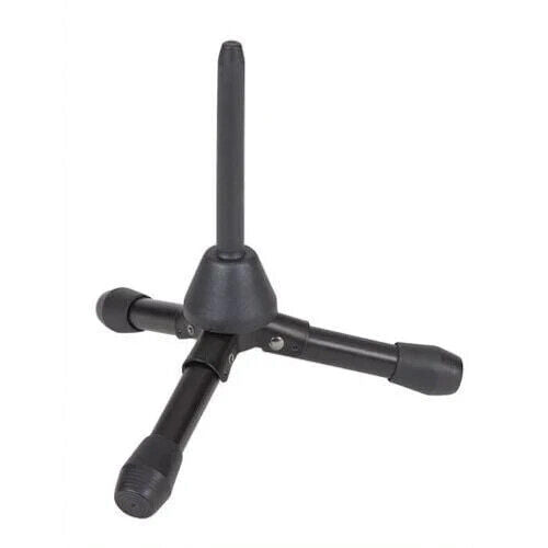 Kinsman Mini Compact Clarinet Stand & Flute Stand in Black | MCF3