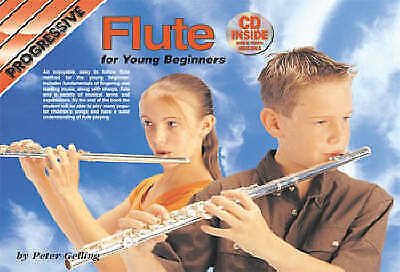 Learn How to Play Flute Tutor Method Lessons Book CD - For Young Beginners - G1