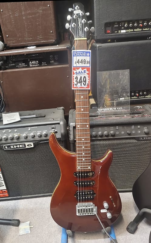 Tanglewood TE6 Tomcat Tomkat Electric Solid Body Guitar - Brown