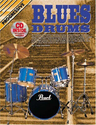 Learn To Play Blues Drums Drum Kit Tutor Complete Method Music Book CD - G7