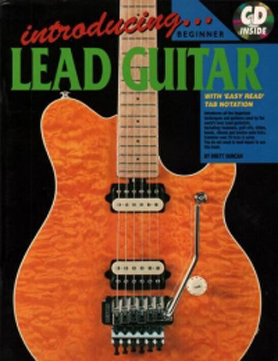 Learn To Play Lead Guitar - Introducing Beginners TAB Notes Music Book & CD - G8