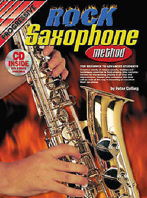 Learn How To Play Saxophone - Rock Sax Method - Music Tutor Book  & CD - N4