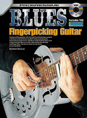 Learn How To Play Guitar - Progressive Blues Fingerpicking Guitar Book CD - 09