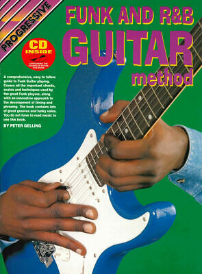 Funk And R&B Guitar Method Music Tutor Easy Techniques TAB Notes Book CD - S9