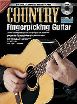 Learn How To Play Guitar Progressive Country Fingerpicking Guitar Method Book K9