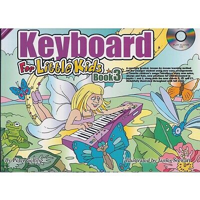 How To Play Piano Keyboard For Little Kids Book Three 3 Tutor Book with CD H8