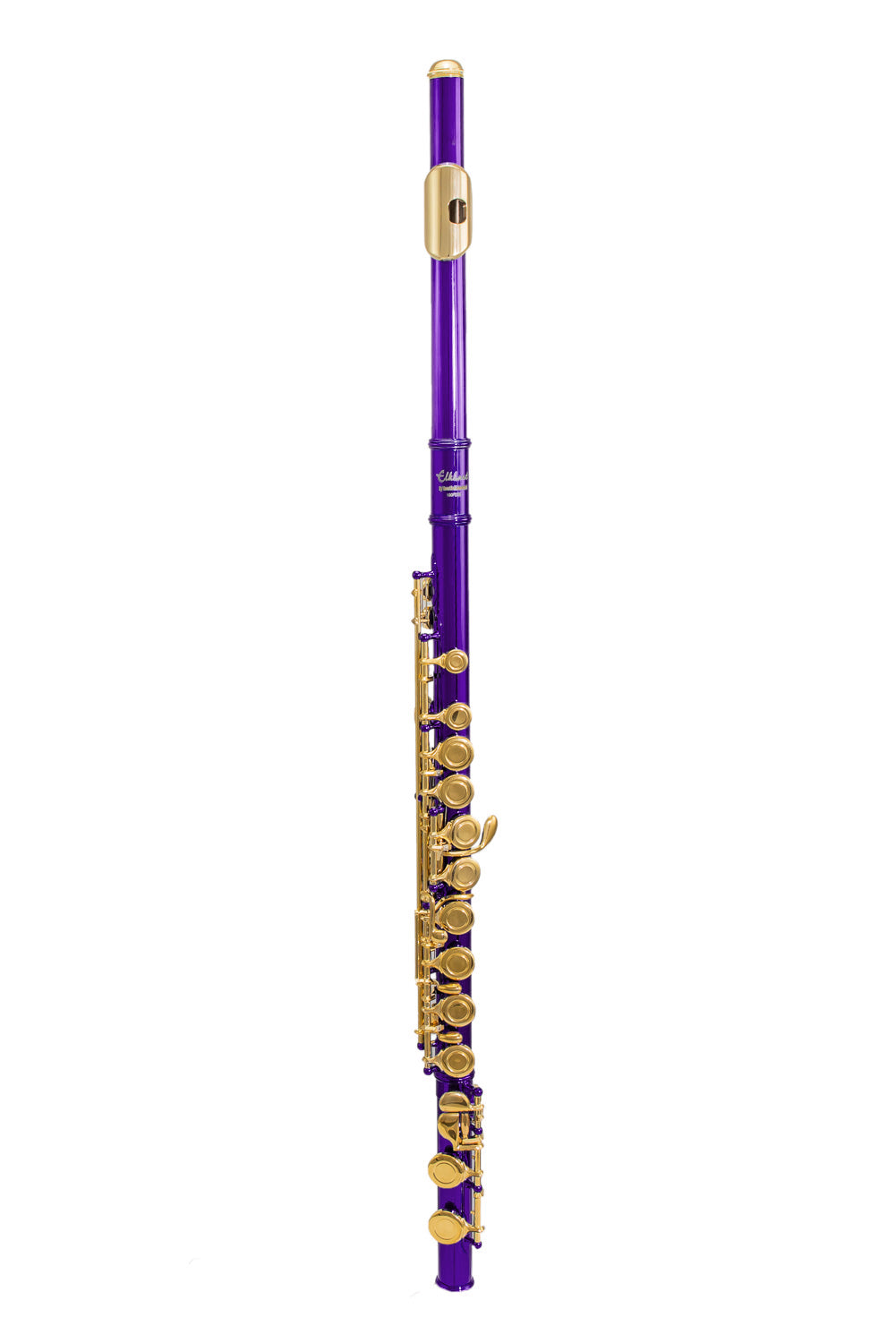 Elkhart by Vincent Bach Flute 100FLP with Case in Purple | Spilt E Mechanism Offset G | RRP £279 Buy Now in Sale At Half Price For £139 - Only Few Left!