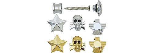 Grover-Trophy Custom Designed Strap Buttons Gold Star