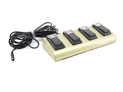 Behringer FS114 Foot Switch 4 Button Midi Quad Pedal Foot Switch 4 Presets Gold