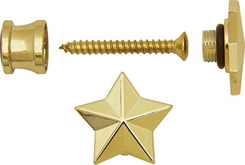 Grover-Trophy Custom Designed Strap Buttons Gold Star