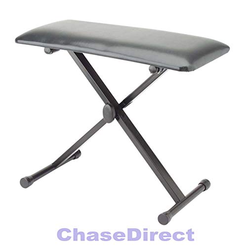 CHASE CKB-90 Keyboard Bench Digital Piano Stool Height Adjustable Foldable
