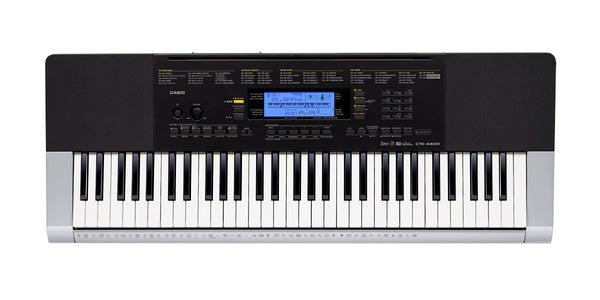 Casio  CTK4400 61-Key Touch Sensitive Personal Keyboard with Power Supply